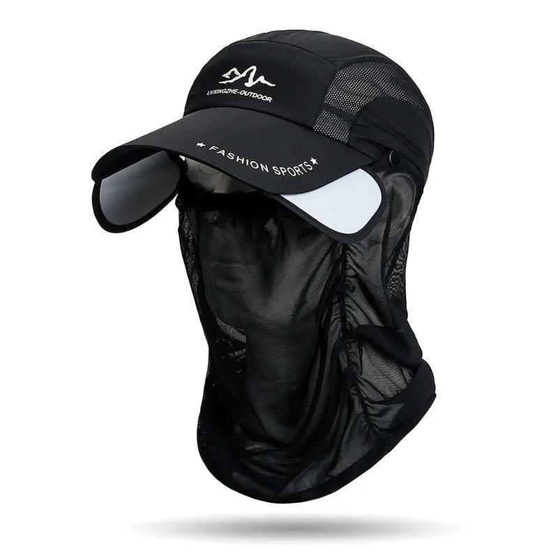 Chapéu de Sol Portátil 360° para Pesca e Aventura - - Ecom Pesca