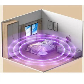 Raquete Elétrica Dobrável c/ luz UV / Mata Mosquito