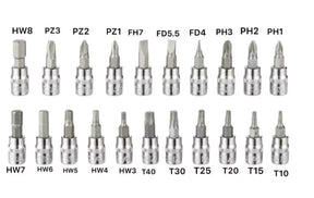 Kit com 46 Peças de Ferramentas Multiuso Soquetes com Maleta