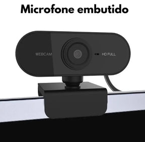 Webcam 1080p Full Hd C/ Microfone W18 ( Reuniões, Home Office, Youtube, etc )