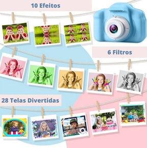 Mini Câmera Digital Infantil X2 - LANÇAMENTO