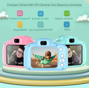 Mini Câmera Digital Infantil X2 - LANÇAMENTO