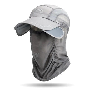 Chapéu de Sol Portátil 360° para Pesca e Aventura - - Ecom Pesca
